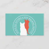 Kat- en Dog Pet Sitter Dog Walker Visitekaartje (Voorkant)