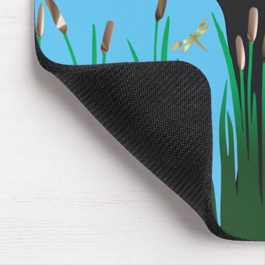 Kat en dragons muismat (Hoek)