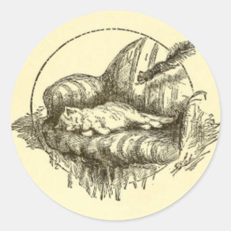 Kat en eekhoorn Stickers