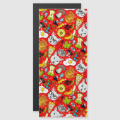 Kat en ei op rood (Voorkant / Achterkant)