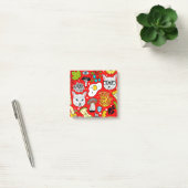 Kat en ei op rood post-it® notes (Kantoor)