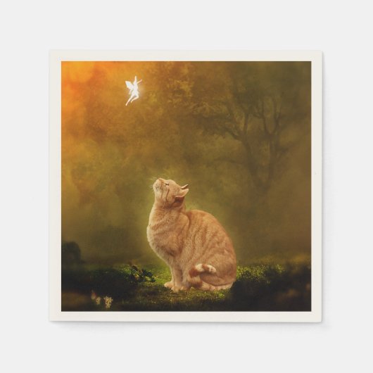 Kat en Fee Servetten (Voorkant)