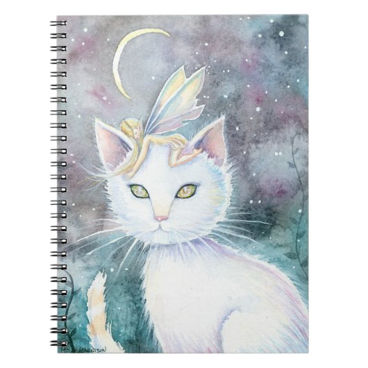 Kat en Feeënhandschrift Notitieboek (Voorkant)
