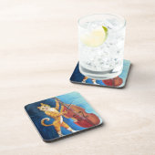 Kat en fistel drankjes onderzetter (Rechterzijde)