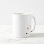 Kat en garen koffiemok (Voorkant rechts)