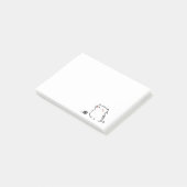 Kat en garen post-it® notes (Schuin)