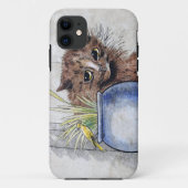 Kat en geel kleine vogel, Louis Wain Case-Mate iPhone Case (Achterkant)