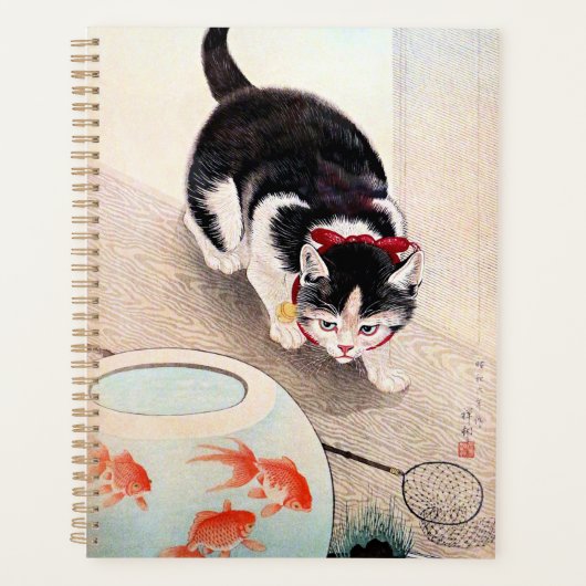 Kat en Goudvissenkom Planner (Voorkant)