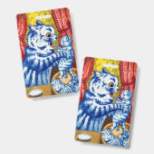 Kat en haar kittens badge (Voor- en achterkant)