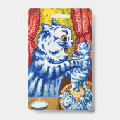 Kat en haar kittens badge (Achterkant)