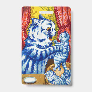 Kat en haar kittens badge