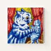 Kat en haar kittens notitieboek (Achterkant)