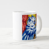 Kat en haar kleintjes grote koffiekop (Voorkant rechts)