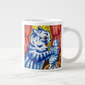 Kat en haar kleintjes grote koffiekop (Rechts)