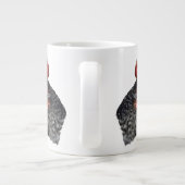 Kat en hennen grote koffiekop (Achterkant)