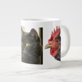 Kat en hennen grote koffiekop (Voorkant rechts)