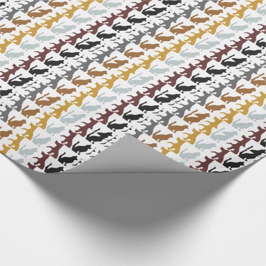 Kat- en heuppapier cadeaupapier (Hoek)