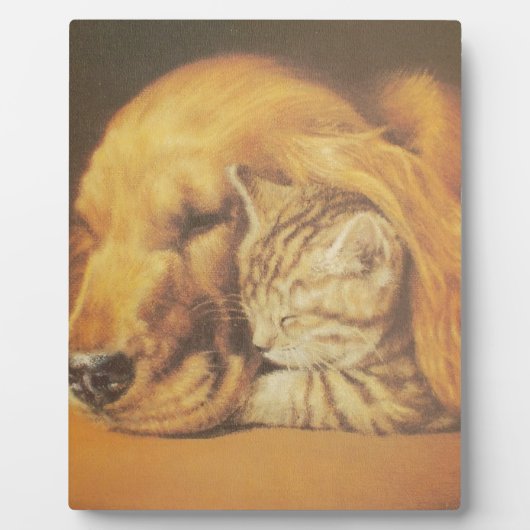 Kat en hond fotoplaat (Voorkant)