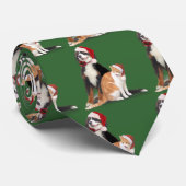Kat en hond met Santa Hats Stropdas (Opgerold)