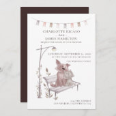 Kat en hond op een proefkonijn aankondiging (Voorkant / Achterkant)