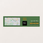 Kat en hond, Pet Sitting Service Gedetailleerd Visitekaartje (Binnenkant ongevouwen)