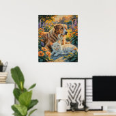 Kat en Hond Poster (Thuiskantoor)