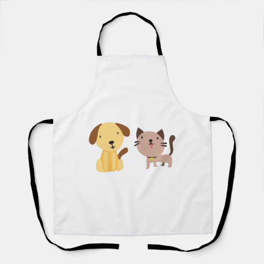 Kat en hond schort (Voorkant)