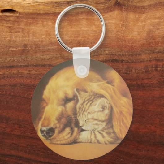 Kat en hond sleutelhanger (Voorkant)