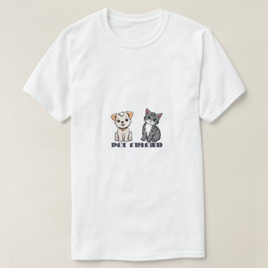 Kat en hond  t-shirt (Design voorkant)
