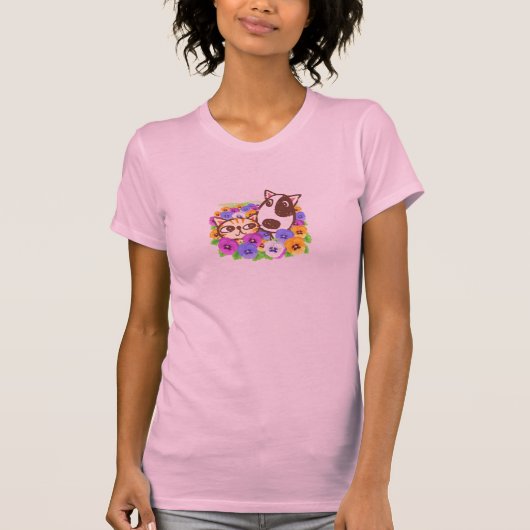 Kat en hond t-shirt (Voorkant)