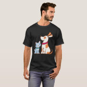 Kat en hond t-shirt (Voorkant volledig)