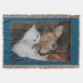 'KAT EN HOND' TAPIJT DEKEN. DEKEN (Voorkant)