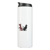 Kat En Hond Thermosbeker (Geroteerd rechts)