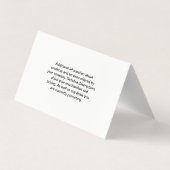 Kat en Honden Zittend | Paw en Botten Patroon Visitekaartje (Achterkant)