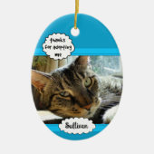 Kat- en hondenadoptie Fotoserie Pet Ornament (Voorkant)