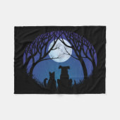 Kat- en hondenbank fleece deken (Voorkant (Horizontaal))