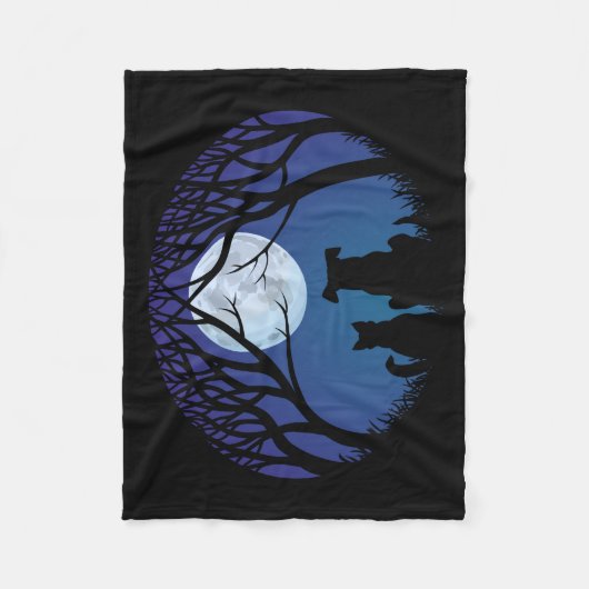 Kat- en hondenbank fleece deken (Voorkant)