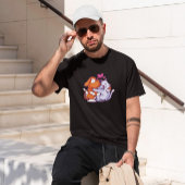 Kat- en hondenhoging Cartoon T-shirt