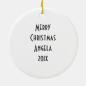 Kat- en hondenhumor keramisch ornament (Achterkant)