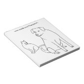 Kat- en hondenkleurstoffen voor het kleuren van No Notitieblok (Schuin)