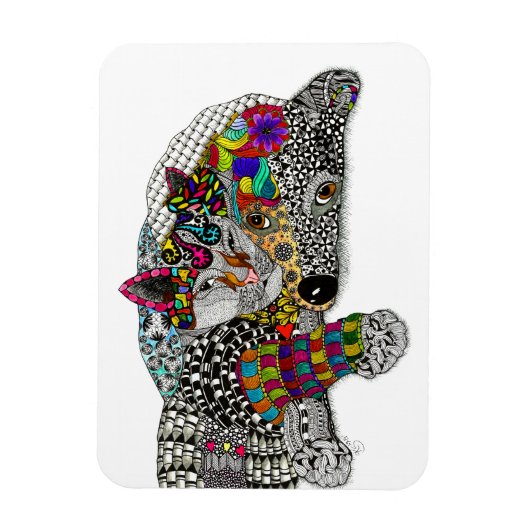 Kat- en hondenmagneet magneet (Verticaal)