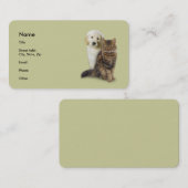 Kat- en hondenVisitekaartje Visitekaartje (Voorkant / Achterkant)