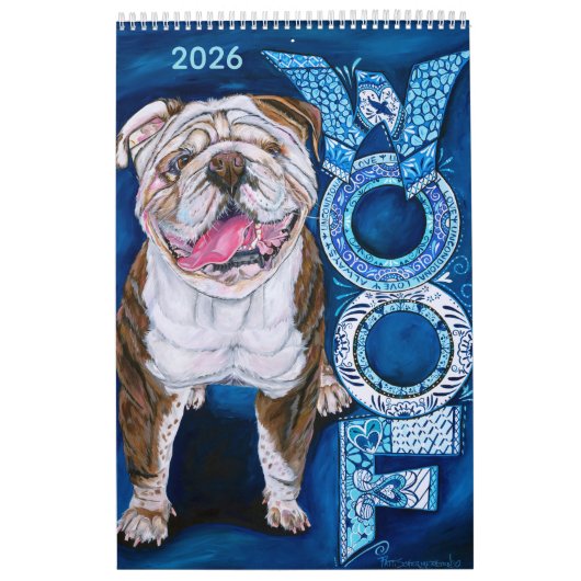 Kat-en-hondkalender 2026 kalender (Hoes)