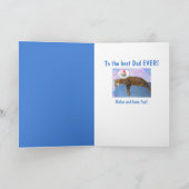 Kat En Junk Food Vaderdag Kaart (Binnen)