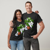 Kat en kamerplanten t-shirt (Unisex)