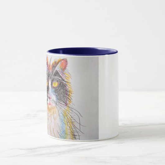 Kat- en kattekenkatten voor Cute Tuxedo Mok (Midden)