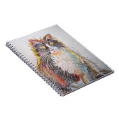 Kat- en kattekenkatten voor Cute Tuxedo Notitieboek (Rechterzijde)