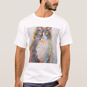 Kat- en kattekenkatten voor Cute Tuxedo T-shirt