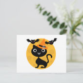 Kat en katten Halloween T-shirts en cadeautjes Briefkaart (Staand voorkant)