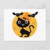 Kat en katten Halloween T-shirts en cadeautjes Briefkaart (Voorkant)